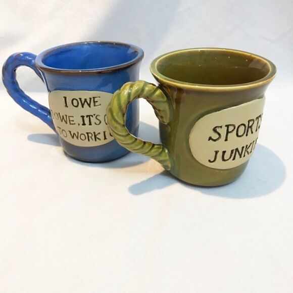 2 Humour Ceramic Mugs - Picture 3 of 8